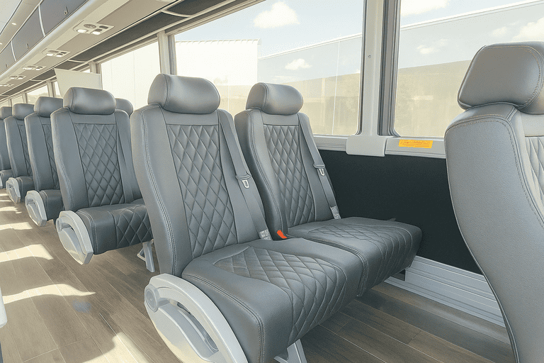 interior of Owensboro Charter Bus charter bus