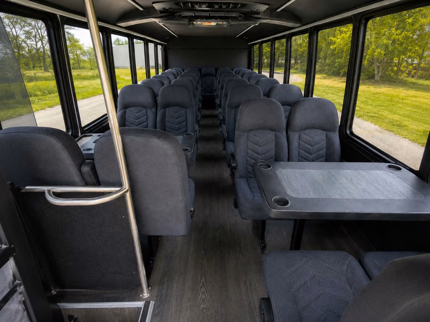 15 passenger minibus interior
