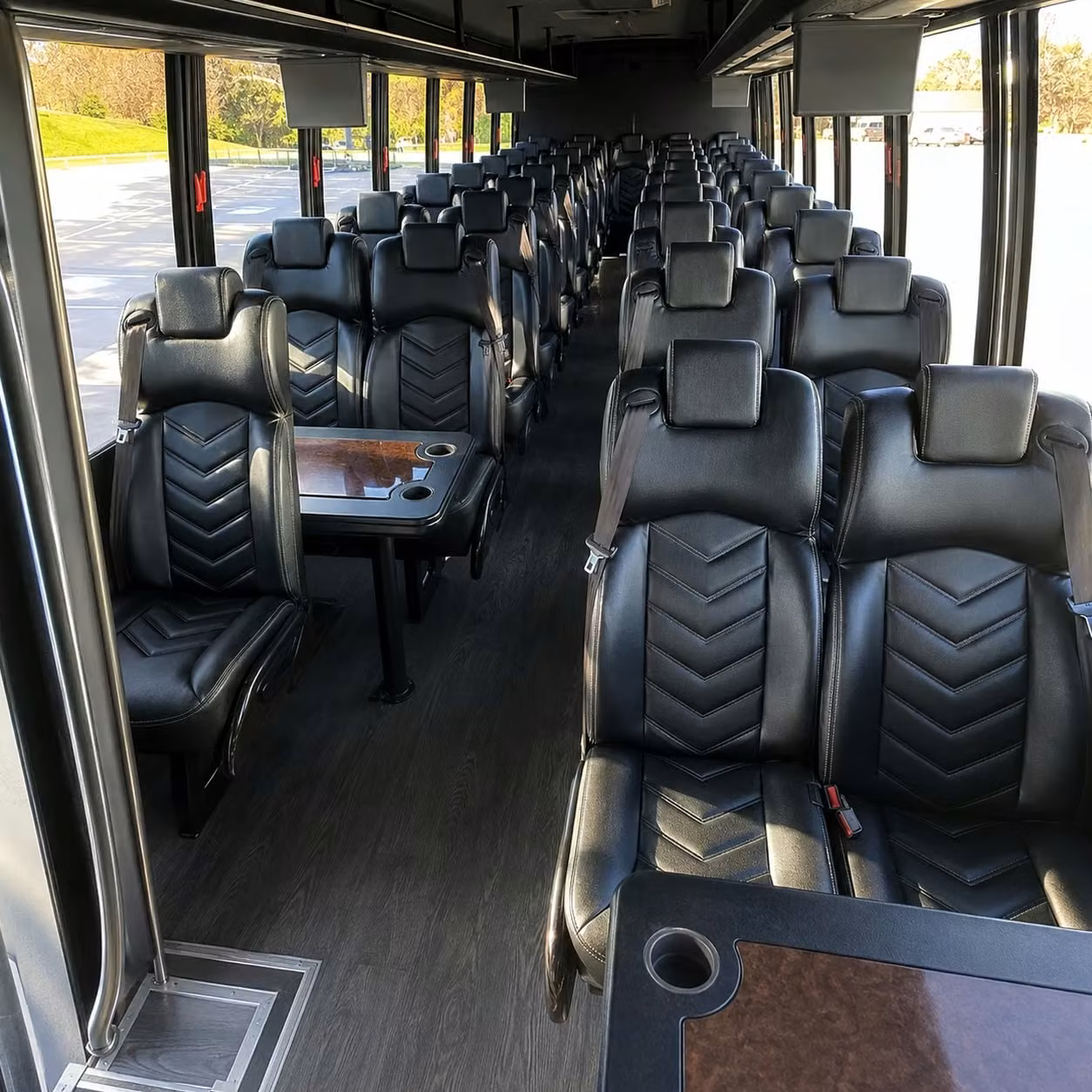 28 passenger minibus inside