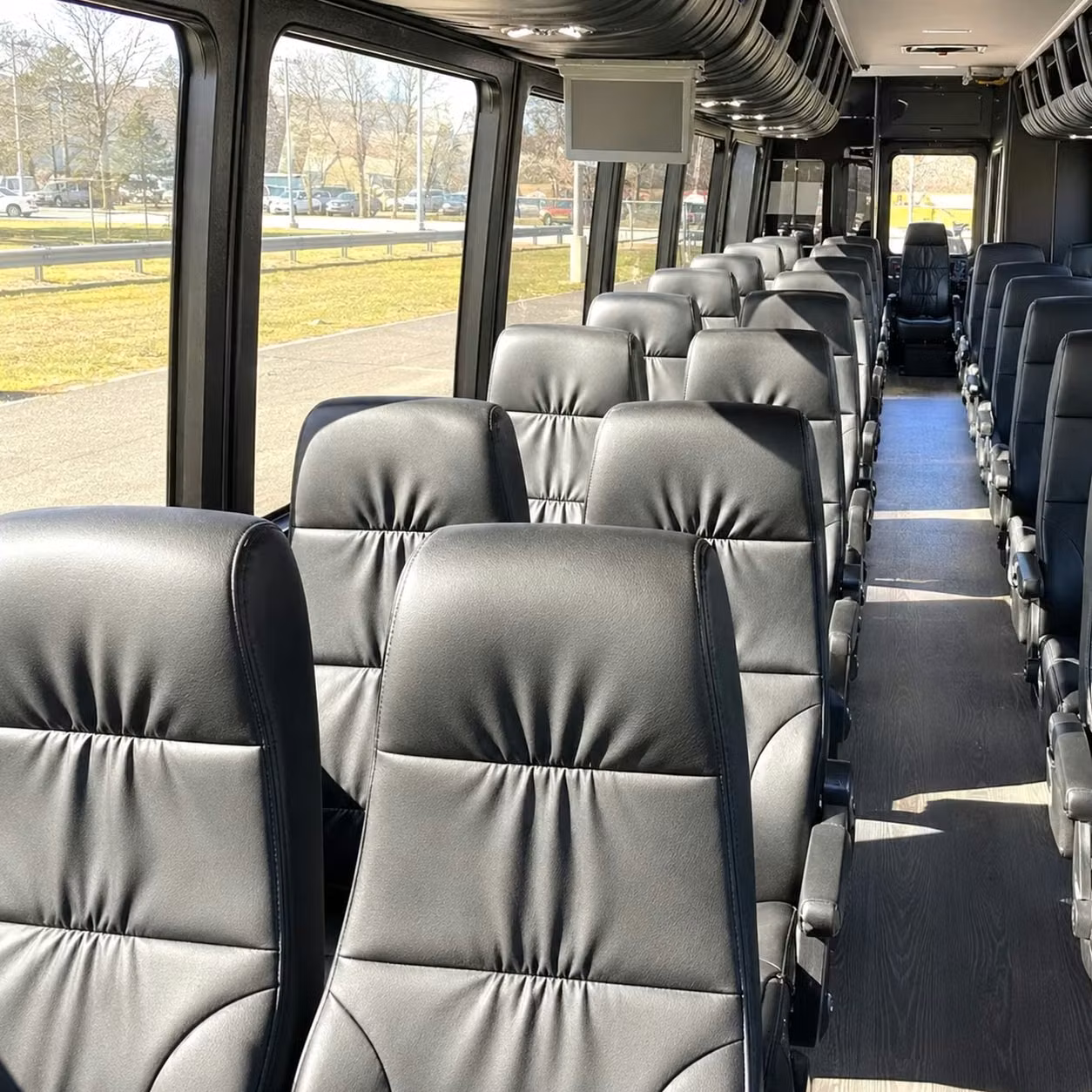 28 passenger minibus interior